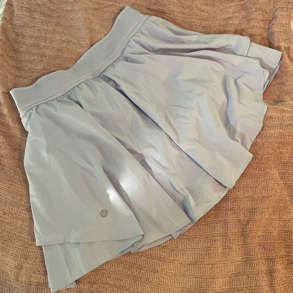 Lululemon Court Rival High-Rise Skirt Pastel Blue size 6